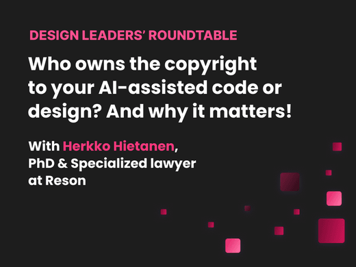 Design Leaders' Roundtable: AI copyrights