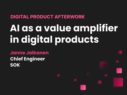 Digital product afterwork: AI as a value amplifier in digital products